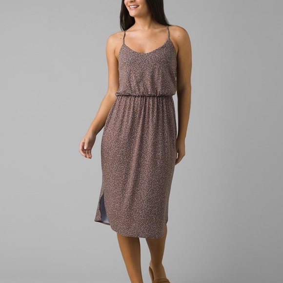 Prana Dresses & Skirts - Prana Ayla Midi Dress - Chic Brown and Blue